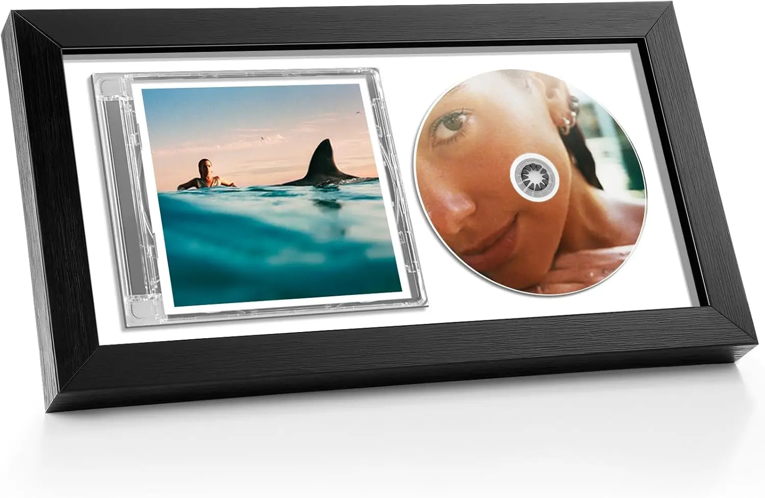 13.7" x 7.5" Shatter-Resistant Glass CD Frame with Double Groove, Self-Standing and Wall Hanger for Home Decor
13.7" x 7.5" Shatter-Resistant Glass CD Frame with Double Groove, Self-Standing and Wall Hanger for Home Decor