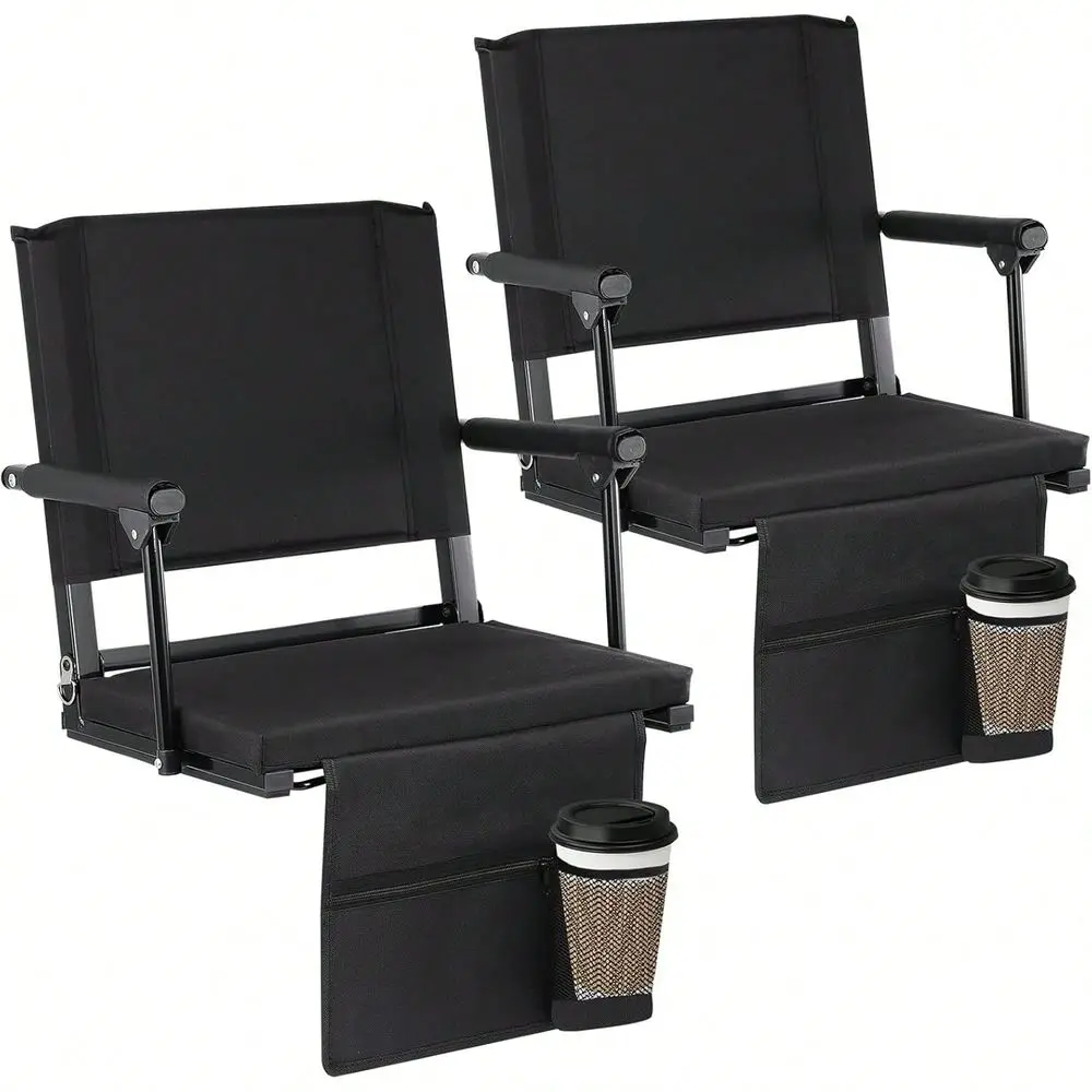 Stadium Seats With Back Support,2PCStadium SeatsPortable Folding Stadium Seating With Backrest Cushion Padded Grandstand Chair
Stadium Seats With Back Support,2PCStadium SeatsPortable Folding Stadium Seating With Backrest Cushion Padded Grandstand Chair