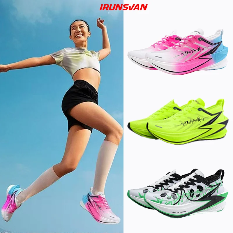 IRUNSVAN Full Palm Real Carbon Board Women's Running Shoes Professional Marathon Shock-Absorbing Men's Sports Shoes 131
IRUNSVAN Full Palm Real Carbon Board Women's Running Shoes Professional Marathon Shock-Absorbing Men's Sports Shoes 131