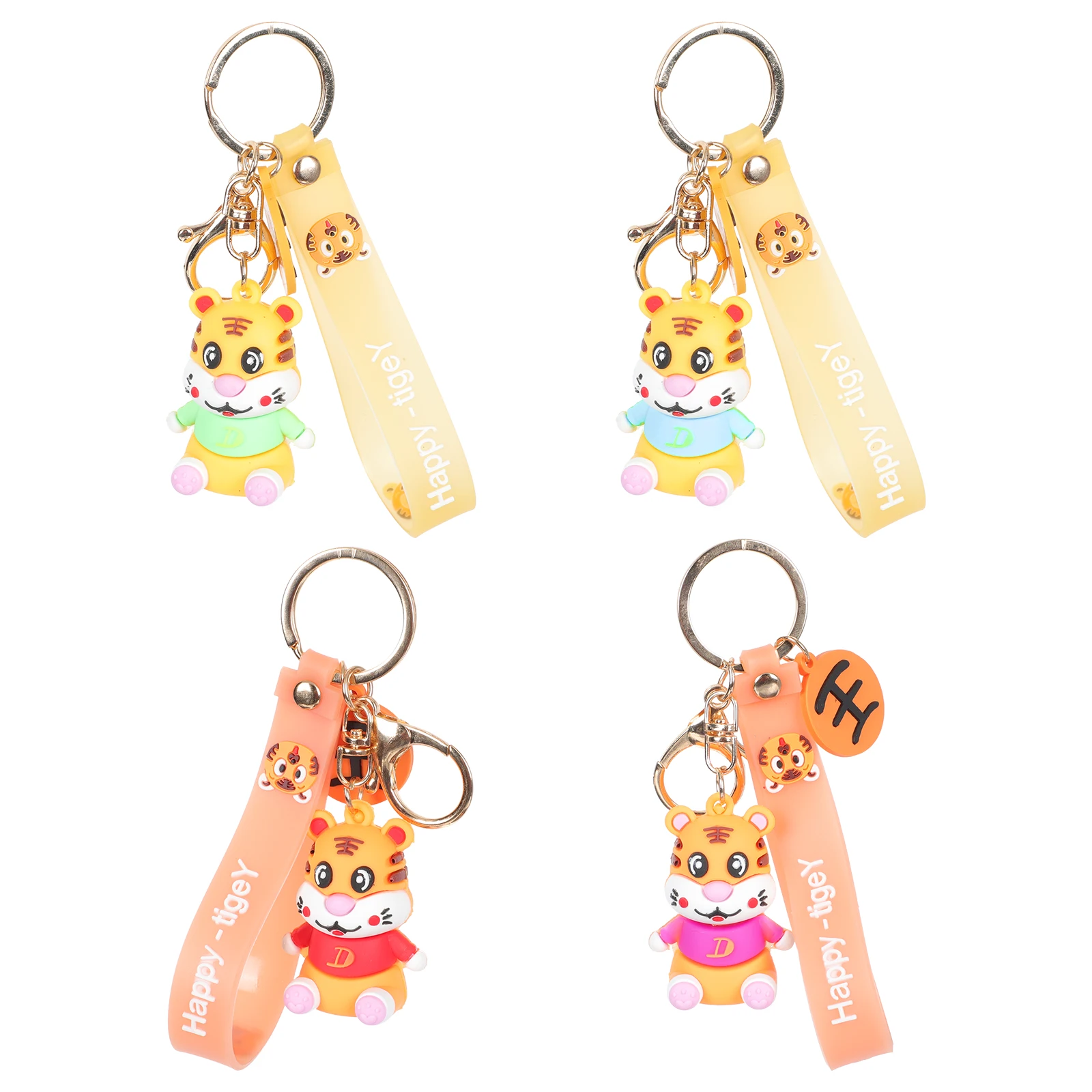 4 Pcs Tiger Keychain Cartoon Tiger Pendant Adorable Key Chain Phone Hanging Decor Car Keys Decor Backpack Gifts Lovely Shape
4 Pcs Tiger Keychain Cartoon Tiger Pendant Adorable Key Chain Phone Hanging Decor Car Keys Decor Backpack Gifts Lovely Shape