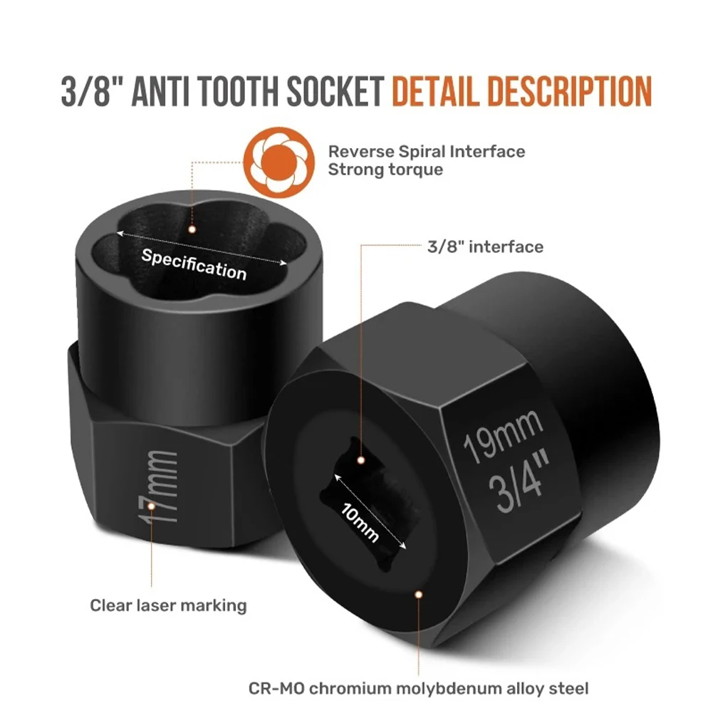 26PC Bolts Extractor Set With Hex Adapter Out Broken Nut Stripped Screw Remover Borken Bolt Extractor Kit For Removing Nuts Bolt
26PC Bolts Extractor Set With Hex Adapter Out Broken Nut Stripped Screw Remover Borken Bolt Extractor Kit For Removing Nuts Bolt