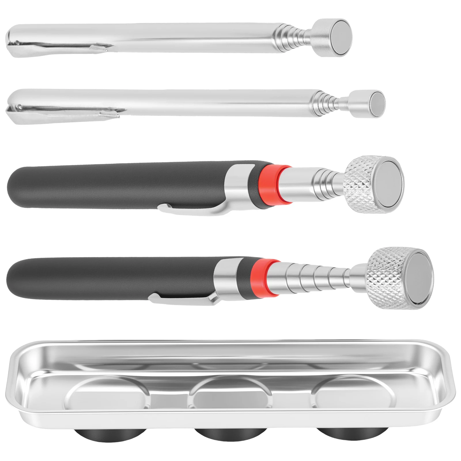 Telescopic magnetic pickup tool magnetic rod disc pickup suitable for long-distance item retrieval
Telescopic magnetic pickup tool magnetic rod disc pickup suitable for long-distance item retrieval