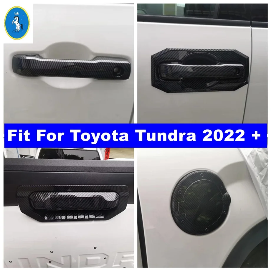 Carbon Fiber Door Habdle Bowl / Rear Bowl Gas Tank Protection Cover Trim Fit For Toyota Tundra 2022 2023 Exterior Accessories
Carbon Fiber Door Habdle Bowl / Rear Bowl Gas Tank Protection Cover Trim Fit For Toyota Tundra 2022 2023 Exterior Accessories