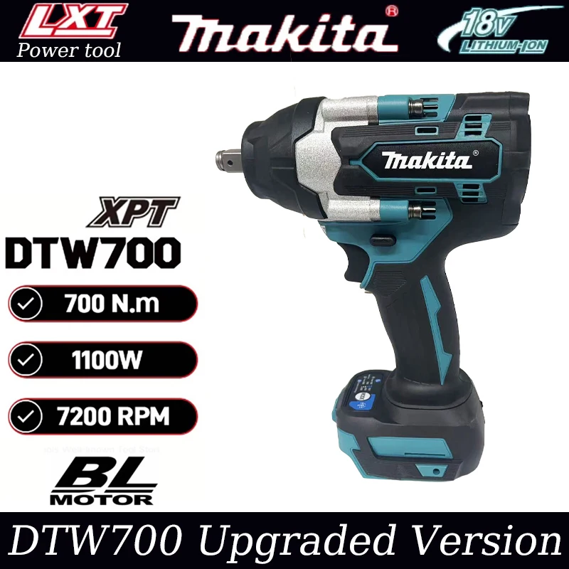New Makita DTW700 Electric Impact Wrench Cordless Electric Wrench 1/2 inch for Makita 18V Battery Screwdriver Power Tools
New Makita DTW700 Electric Impact Wrench Cordless Electric Wrench 1/2 inch for Makita 18V Battery Screwdriver Power Tools