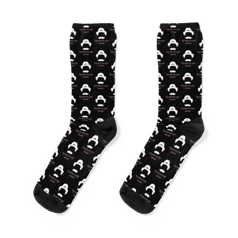 Agatha Christie Hercule Poirot Little Grey Cells Socks japanese fashion hiking funny sock FASHION Men Socks Women's
Agatha Christie Hercule Poirot Little Grey Cells Socks japanese fashion hiking funny sock FASHION Men Socks Women's