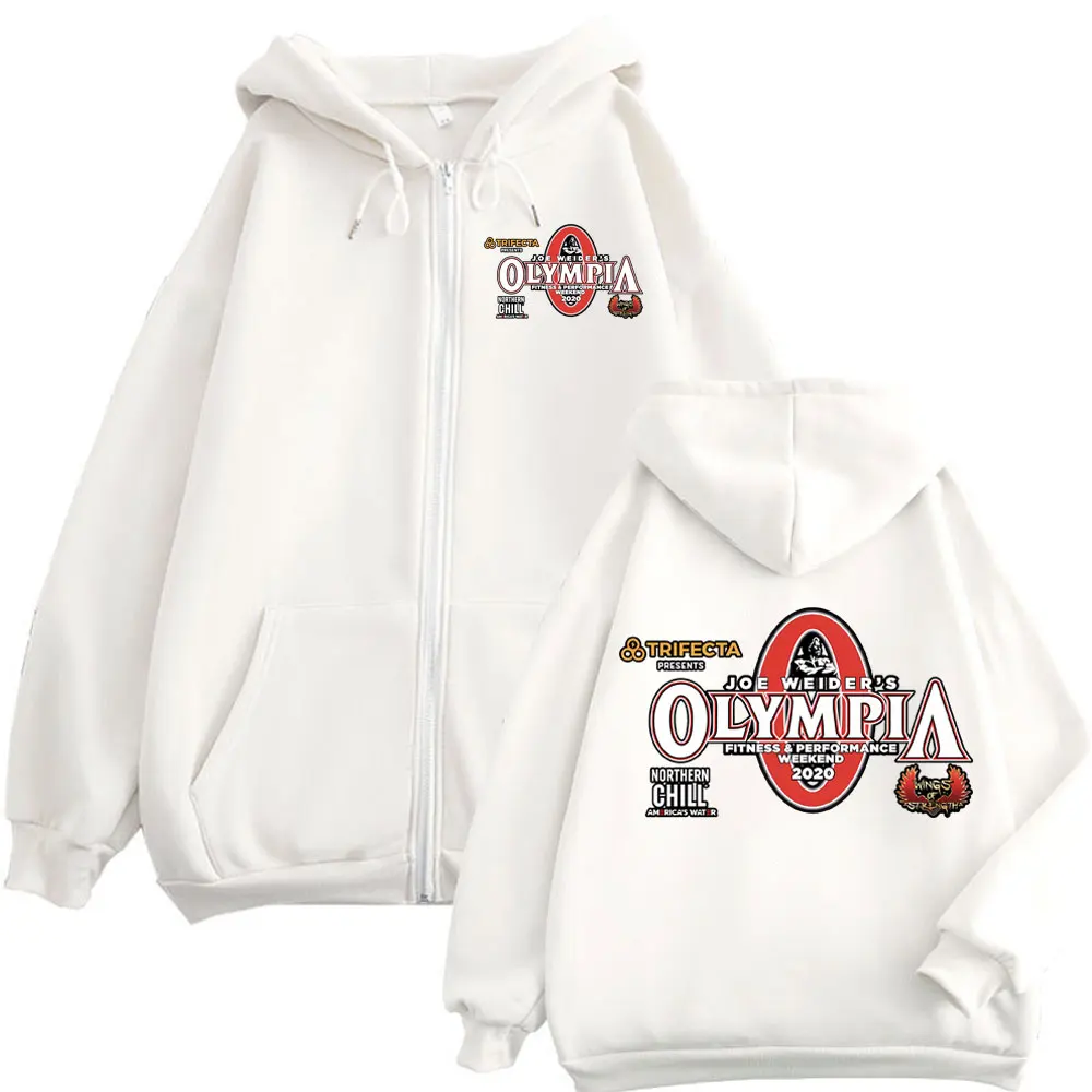 Limited Olympia Fitness Merch Zipper Hoodies Men Women High Quality Fashion Zip Up Sweatshirts Casual Oversized Jacket Pullovers
Limited Olympia Fitness Merch Zipper Hoodies Men Women High Quality Fashion Zip Up Sweatshirts Casual Oversized Jacket Pullovers