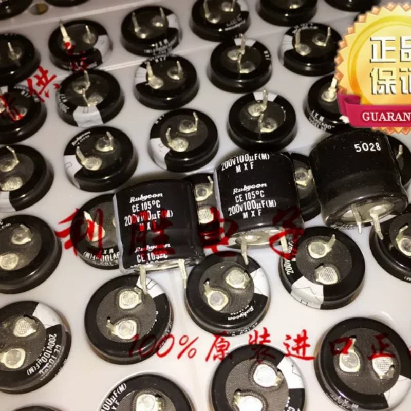10PCS-100PCS 100UF 200V Japanese Ruby RUBYCON Electrolytic Capacitor 200V100UF 22X20 MXF
10PCS-100PCS 100UF 200V Japanese Ruby RUBYCON Electrolytic Capacitor 200V100UF 22X20 MXF