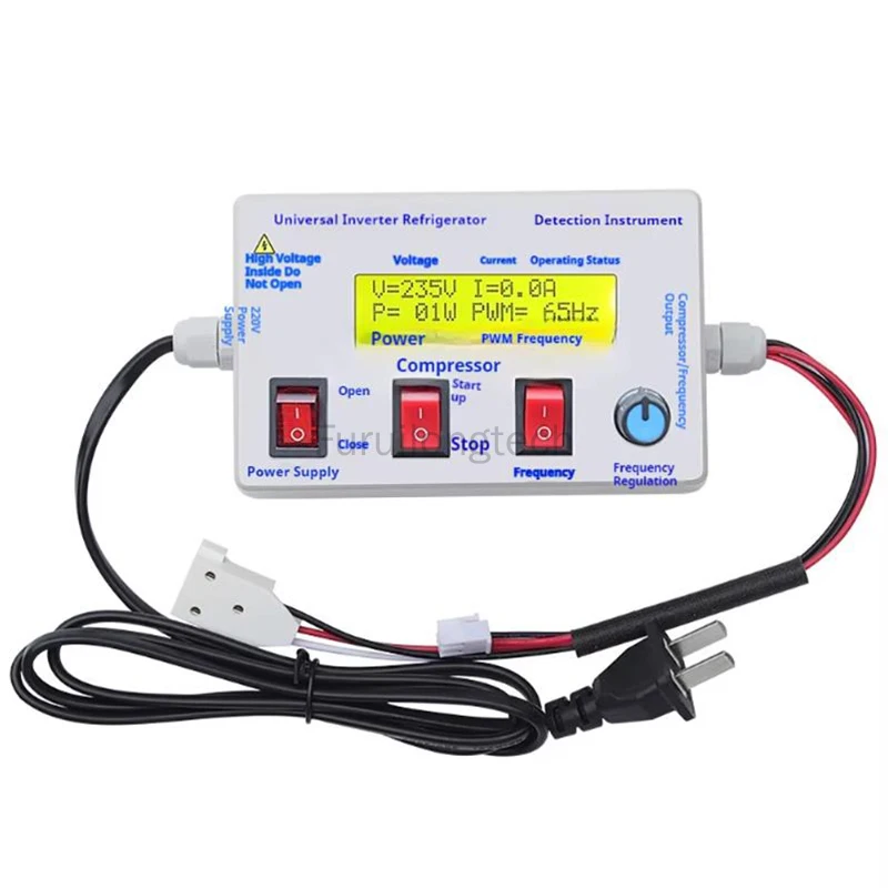 Universal Variable Frequency Refrigerator Tester Inverter Compressor Frequency Conversion Board Detection Tool AC220V
Universal Variable Frequency Refrigerator Tester Inverter Compressor Frequency Conversion Board Detection Tool AC220V