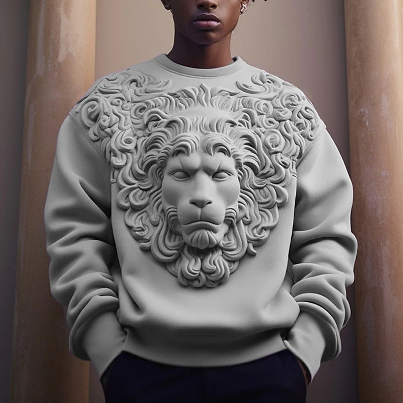 Funny 3D Lion Print Sweatshirts For Men Fashion animal Pattern Oversized Men's Tops Casual O-neck Pullover Autumn Hoodie Clothes
Funny 3D Lion Print Sweatshirts For Men Fashion animal Pattern Oversized Men's Tops Casual O-neck Pullover Autumn Hoodie Clothes