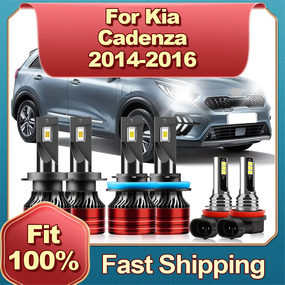 2/6Pcs Led Headlight 30000Lm Turbo Lamps CSP Chips Car Bulbs Fog Light With Two-sided CSP Chip For Kia Cadenza 2014 2015 2016
2/6Pcs Led Headlight 30000Lm Turbo Lamps CSP Chips Car Bulbs Fog Light With Two-sided CSP Chip For Kia Cadenza 2014 2015 2016