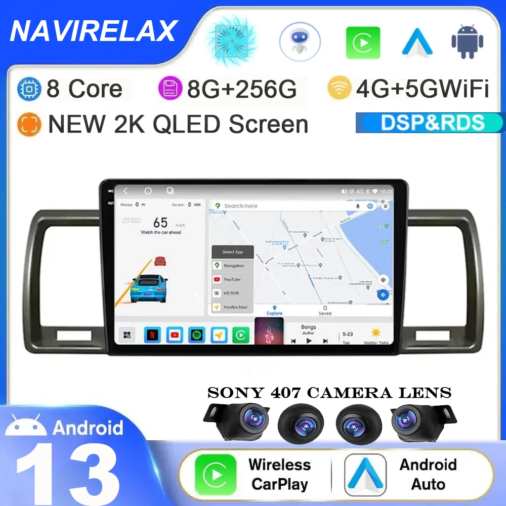 Android 13 Car Radio For Toyota Hiace 2004 - 2019 QLED Screen Carplay Multimedia Player Head Unit Tape Recorder DVD BT WIFI+4G
Android 13 Car Radio For Toyota Hiace 2004 - 2019 QLED Screen Carplay Multimedia Player Head Unit Tape Recorder DVD BT WIFI+4G