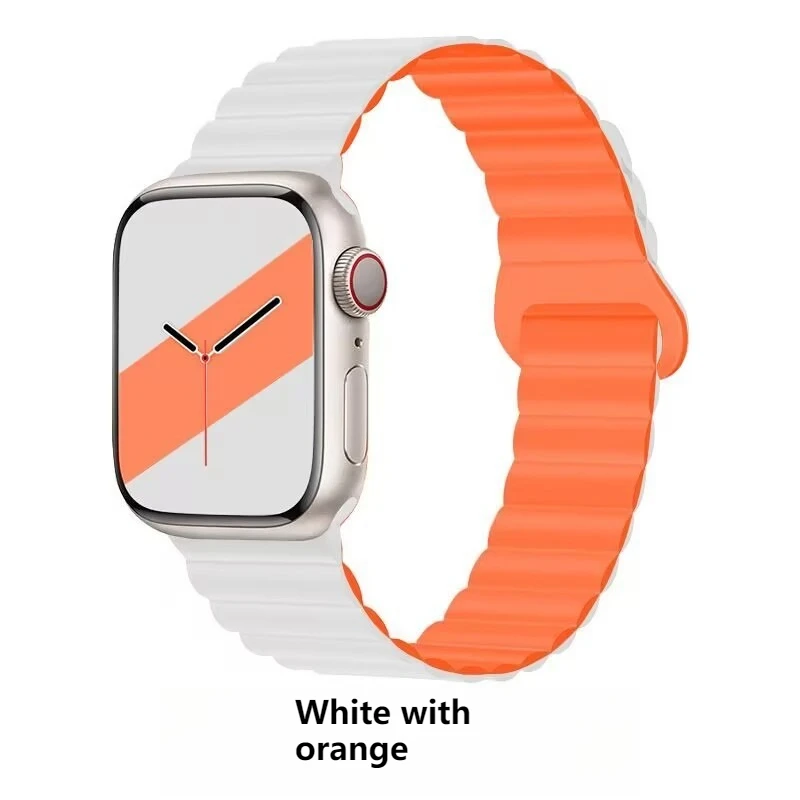 Suitable for Iwatch Watch Strap 1-9th Generation/S10 Universal Free Adjustment Dual-color Popular New for Apple Magnetic Strap
Suitable for Iwatch Watch Strap 1-9th Generation/S10 Universal Free Adjustment Dual-color Popular New for Apple Magnetic Strap