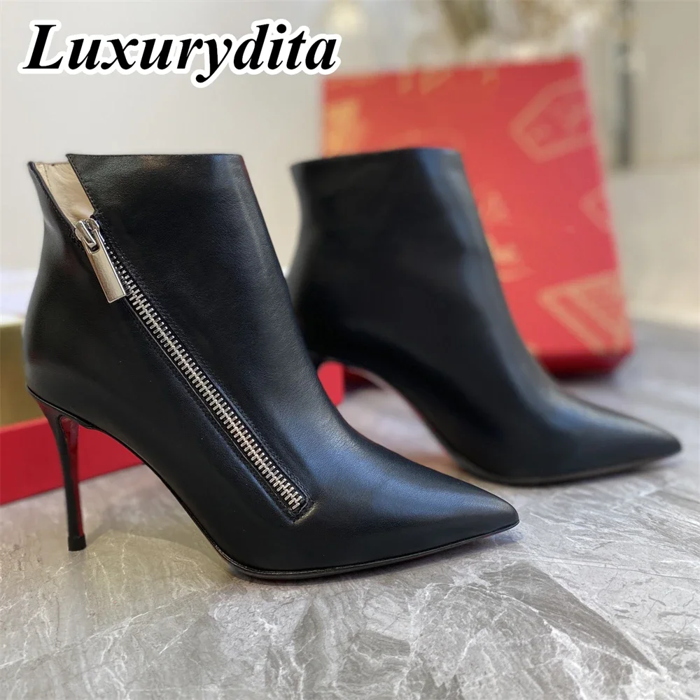 Top Quality Womens High Heel Boots Luxury Fashion Women Ankle Boots Designer Red heel leather sole over the knee boots 0862
Top Quality Womens High Heel Boots Luxury Fashion Women Ankle Boots Designer Red heel leather sole over the knee boots 0862