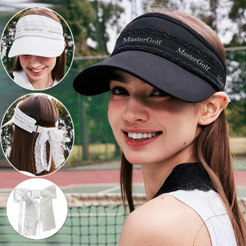MG Elegant Golf Hat for Ladies Sun Shade Sports Cap Outdoor Sun Protection Empty Top Hats Woman Tennis Caps with Lace Bow
MG Elegant Golf Hat for Ladies Sun Shade Sports Cap Outdoor Sun Protection Empty Top Hats Woman Tennis Caps with Lace Bow