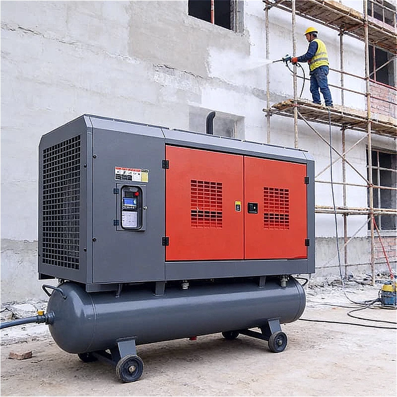 Screw Air Compressor 75HP 55KW 4000L Integrated Dryer Heavy Industry Steel Plant For Laser Cutting Machine Engraver Customized
Screw Air Compressor 75HP 55KW 4000L Integrated Dryer Heavy Industry Steel Plant For Laser Cutting Machine Engraver Customized