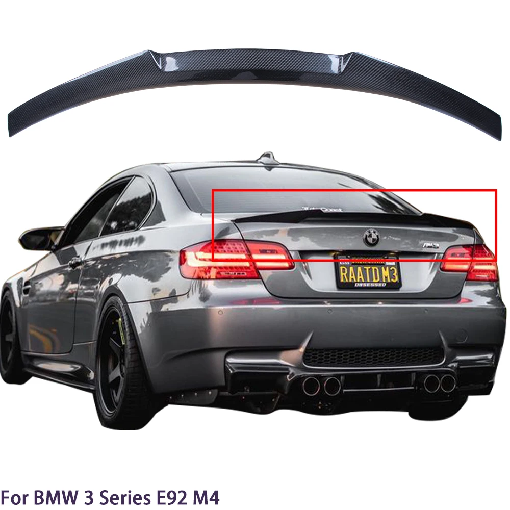 For BMW 3 Series E92 Coupe&E92 M3 M4 Style Carbon fiber Rear Spoiler Trunk wing 2005-2013
For BMW 3 Series E92 Coupe&E92 M3 M4 Style Carbon fiber Rear Spoiler Trunk wing 2005-2013