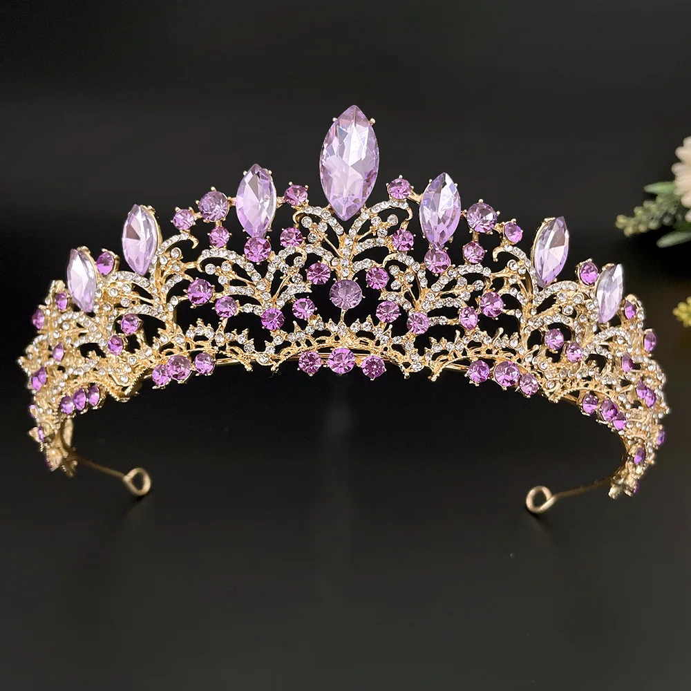 New Bridal Headwear Baroque Exquisite Crown Bridal Light Gold Crown Wedding Dress Accessories Crown Hair Accessories
New Bridal Headwear Baroque Exquisite Crown Bridal Light Gold Crown Wedding Dress Accessories Crown Hair Accessories