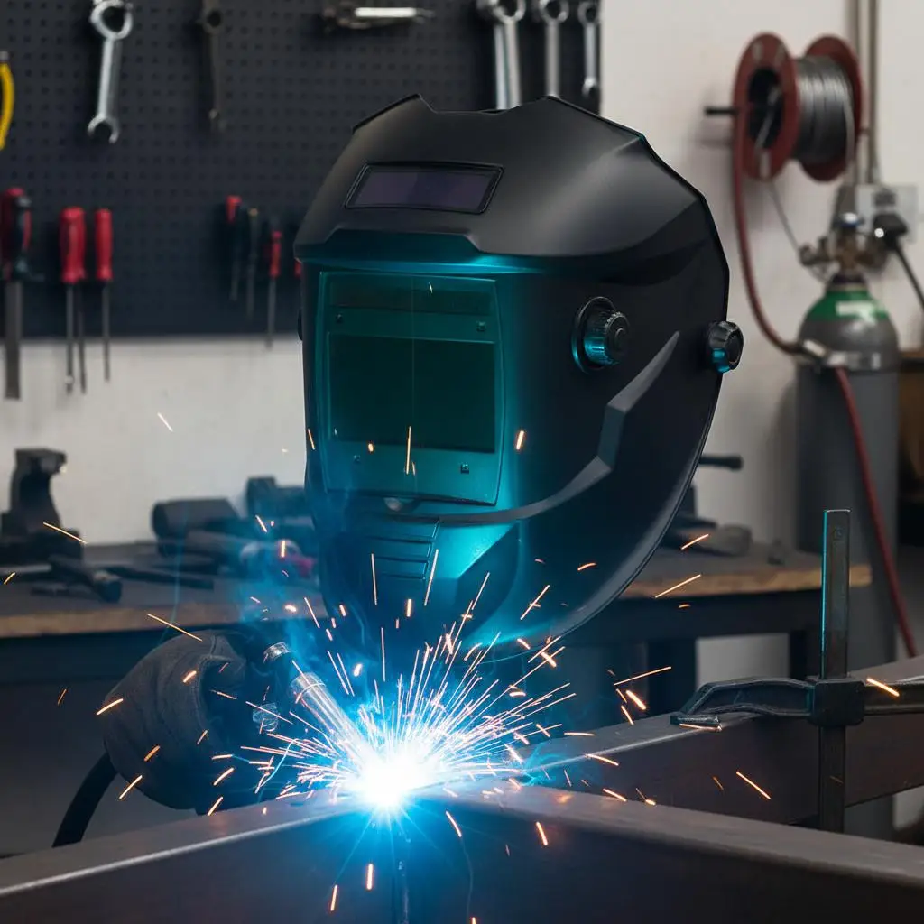 Маска сварщика 3.94" x 2.34" для TIG MIG ARC, True Color, с солнечной батареей, 4 датчика дуги, широкий диапазон затемнения 4/5-13, для шлифовки и резки METIS Se
Маска сварщика 3.94" x 2.34" для TIG MIG ARC, True Color, с солнечной батареей, 4 датчика дуги, широкий диапазон затемнения 4/5-13, для шлифовки и резки METIS Se