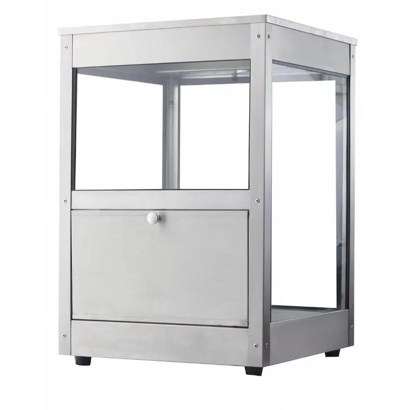 Commercial Electric Heating Insulated Display Cabinet 201 Stainless Steel Silver Finish for French Fries Popcorn Egg Tart Food
Commercial Electric Heating Insulated Display Cabinet 201 Stainless Steel Silver Finish for French Fries Popcorn Egg Tart Food