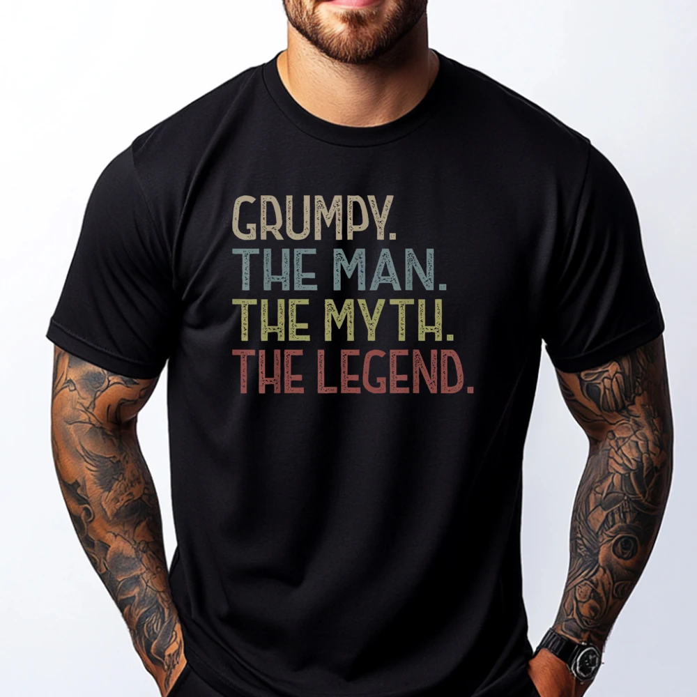 Grumpy From Grandchildren Grumpy Myth Legend Camisas Basicas Hombre Graphic Short Sleeve Luxury T-Shirt
Grumpy From Grandchildren Grumpy Myth Legend Camisas Basicas Hombre Graphic Short Sleeve Luxury T-Shirt