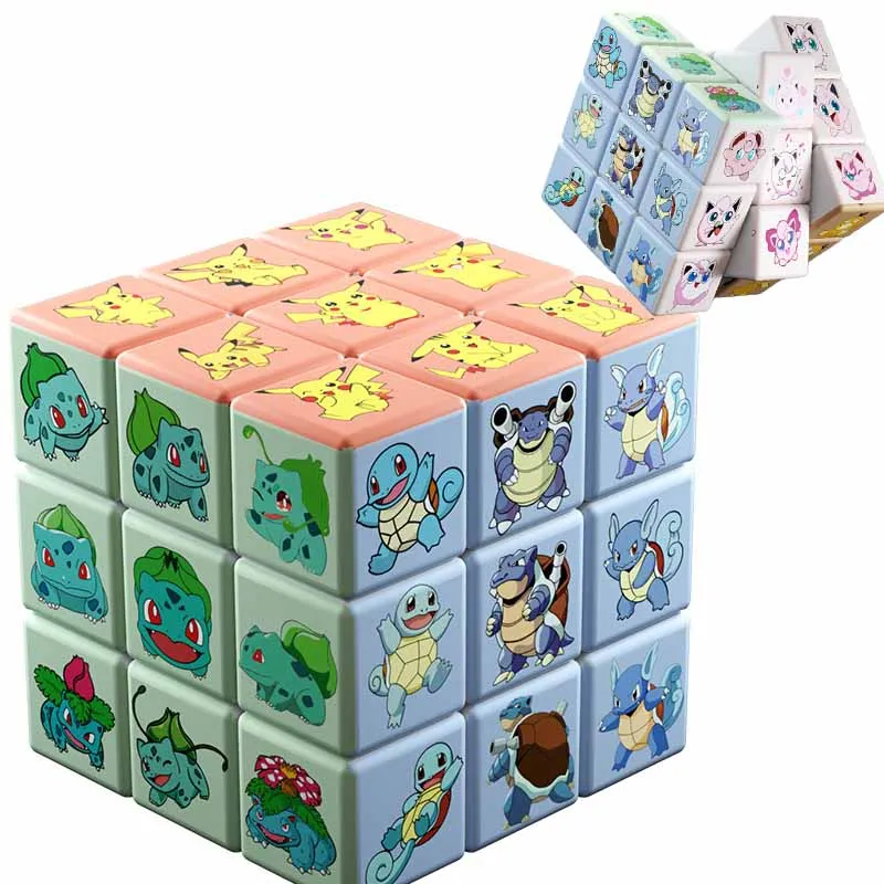 Pikachu Magic Cube 3x3 Anime Cartoon Cube Toys for Children Kids Gift Toy Cubo Magico Professional Puzzle Toys for Children Gift
Pikachu Magic Cube 3x3 Anime Cartoon Cube Toys for Children Kids Gift Toy Cubo Magico Professional Puzzle Toys for Children Gift