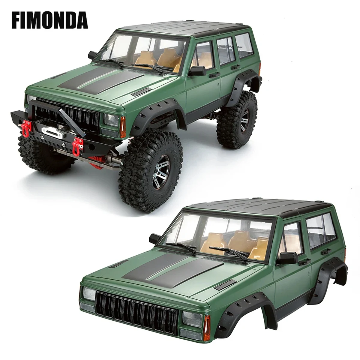 313mm Wheelbase Plastic Cherokee Body Car Shell Set for 1/10 RC Crawler Axial SCX10 II 90046 90047 TRX4 RGT 86100 Chassis
313mm Wheelbase Plastic Cherokee Body Car Shell Set for 1/10 RC Crawler Axial SCX10 II 90046 90047 TRX4 RGT 86100 Chassis