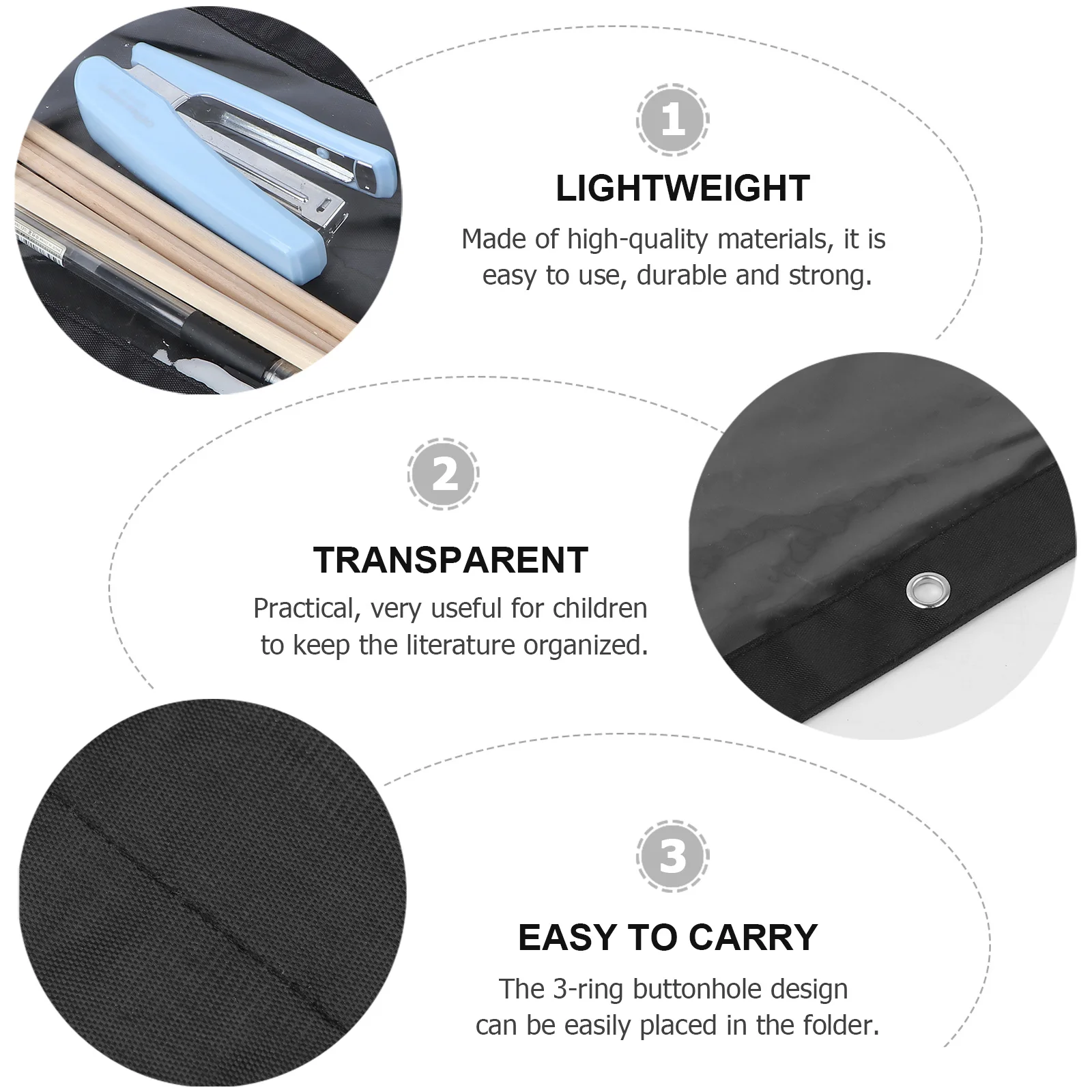 6Pcs Transparent Oxford Cloth Pen Bags Lightweight Pencil Pouch Zipper Holder Stationery Organizer for School Office
6Pcs Transparent Oxford Cloth Pen Bags Lightweight Pencil Pouch Zipper Holder Stationery Organizer for School Office