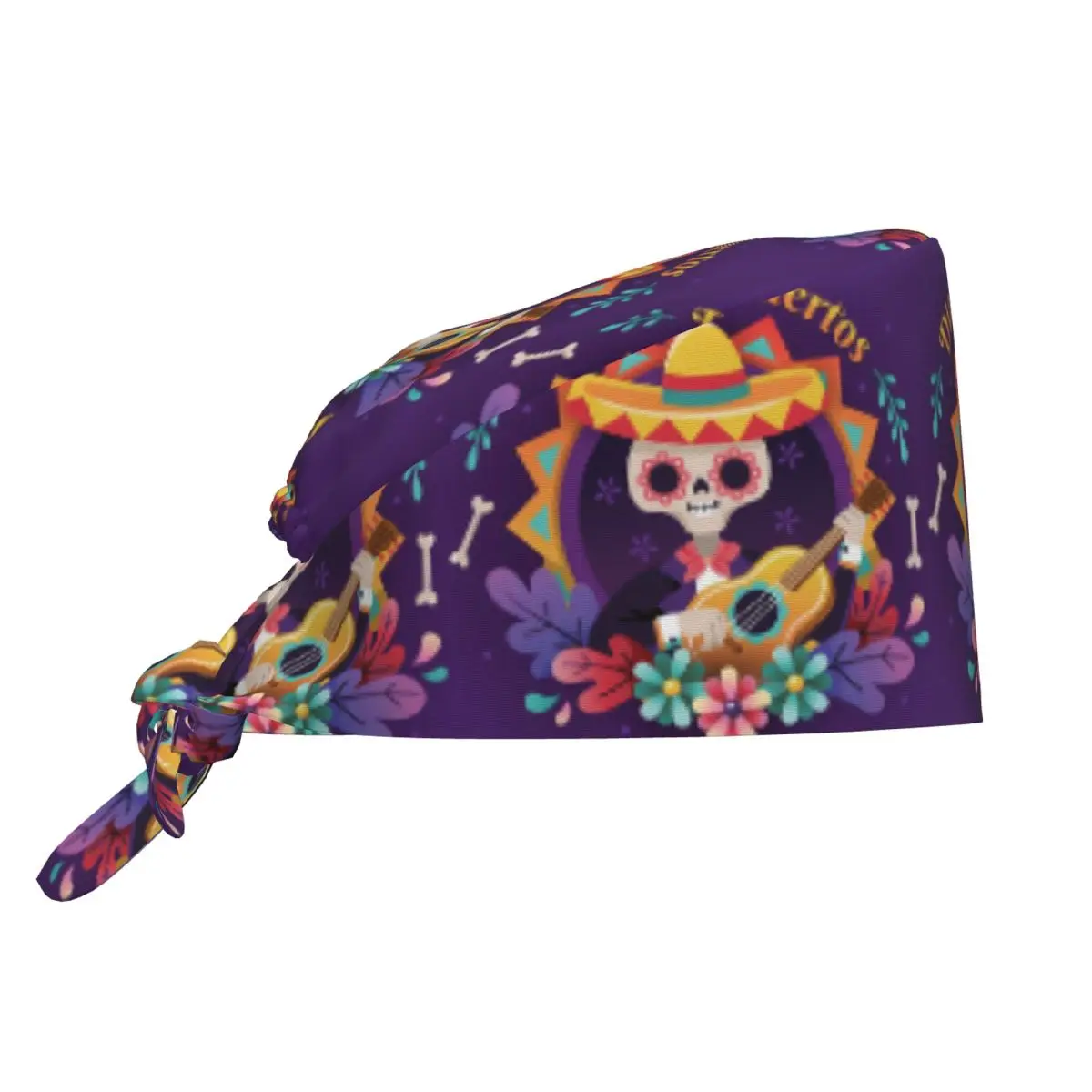 Mexican Sugar Skulls And Flowers Scrub Hat Doctor Working Surgical Cap Unisex Adjustable Nursing Caps for Dentist
Mexican Sugar Skulls And Flowers Scrub Hat Doctor Working Surgical Cap Unisex Adjustable Nursing Caps for Dentist