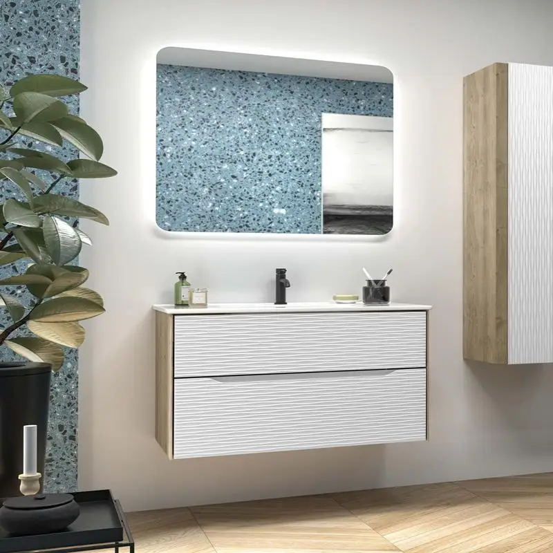 Тумба под туалетный столик Sahara 40, дуб/матовый белый с раковиной из оникса
Тумба под туалетный столик Sahara 40, дуб/матовый белый с раковиной из оникса