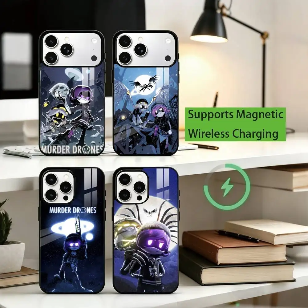 Cute cartoons Murder Drones Phone Case For iPhone17,16,15,14,13,12,11 Plus,Pro Supports Magnetic Wireless Charging
Cute cartoons Murder Drones Phone Case For iPhone17,16,15,14,13,12,11 Plus,Pro Supports Magnetic Wireless Charging