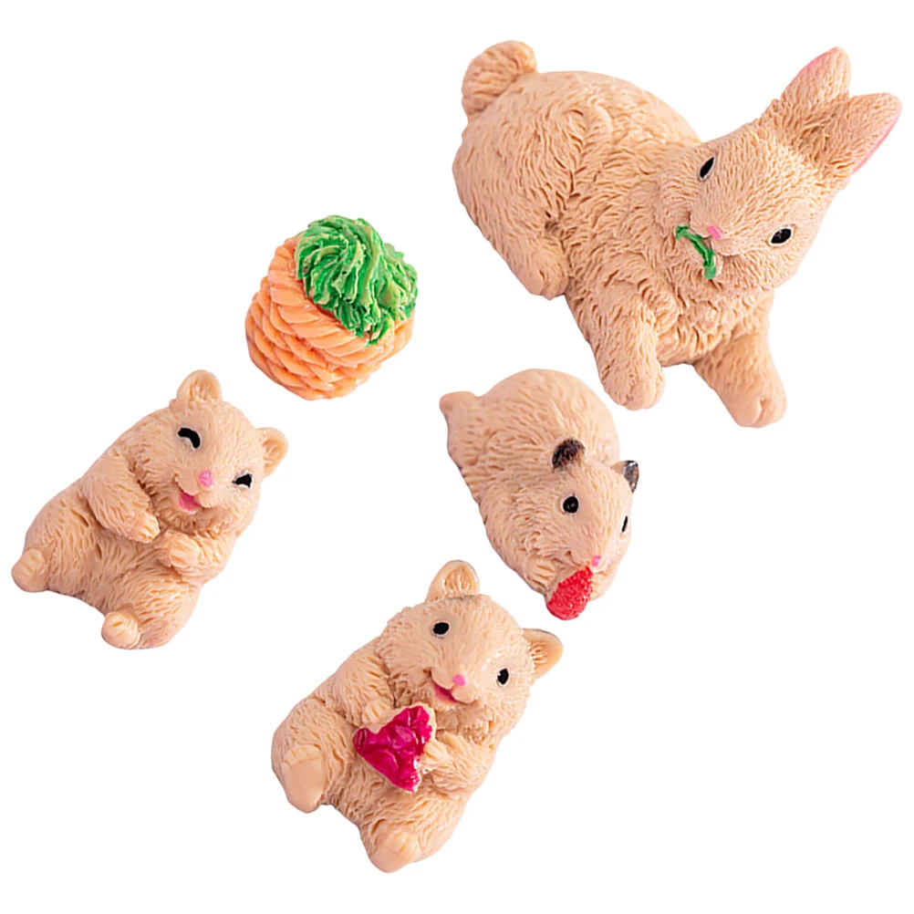 5 pcs Miniature Resin Animals Cute Bunny Figurines Garden Decoration Accessories Desktop Mouse Ornaments Small Size Easy to
5 pcs Miniature Resin Animals Cute Bunny Figurines Garden Decoration Accessories Desktop Mouse Ornaments Small Size Easy to