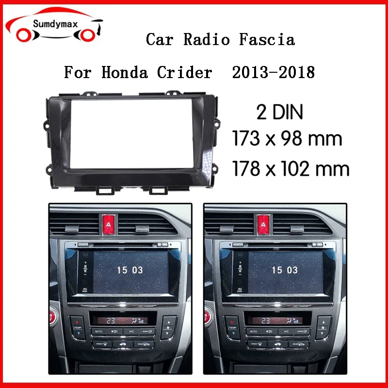 Double Din Car Radio Fascia Panel kit for Honda crider 2013 2014 2015 2016 2017 2018 Trim Install Frame Dash Kit
Double Din Car Radio Fascia Panel kit for Honda crider 2013 2014 2015 2016 2017 2018 Trim Install Frame Dash Kit
