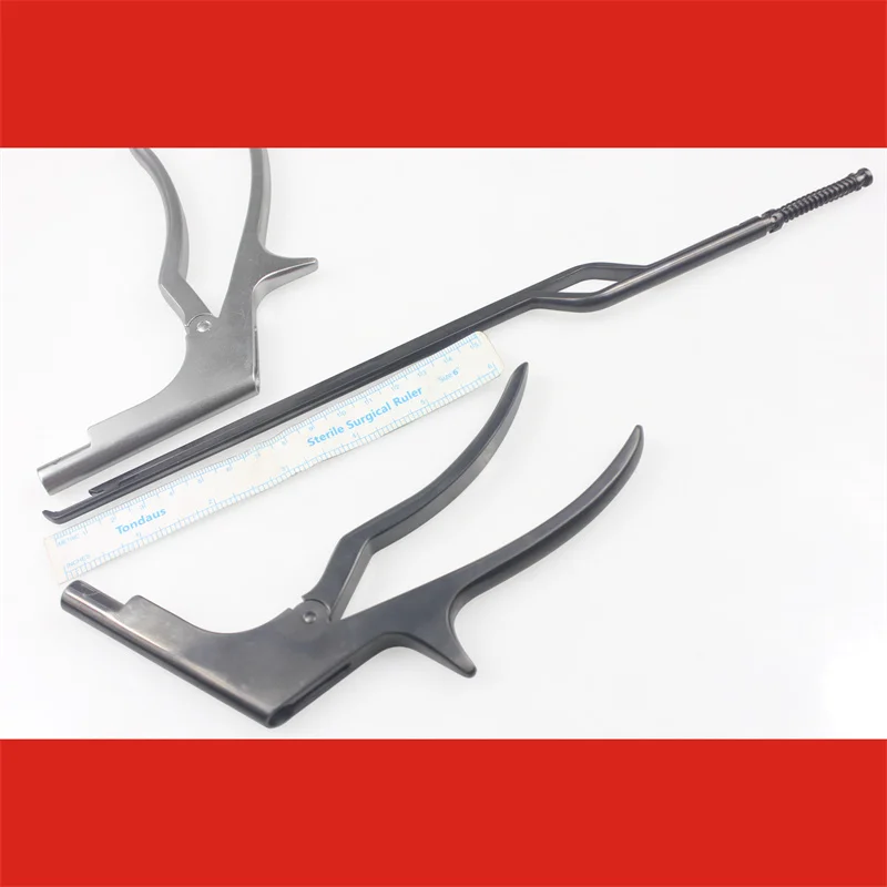 Minimally invasive spinal and cervical canal bone cutting ladder type black rotating gun type vertebral plate biting forceps ort
Minimally invasive spinal and cervical canal bone cutting ladder type black rotating gun type vertebral plate biting forceps ort