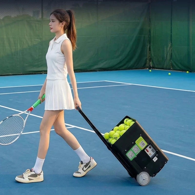 Large Capacity Tennis Ball Machine Adjustable Tennis Throwing Machine Beginner Balls Trainer Portable Movable Sports Equipment
Large Capacity Tennis Ball Machine Adjustable Tennis Throwing Machine Beginner Balls Trainer Portable Movable Sports Equipment