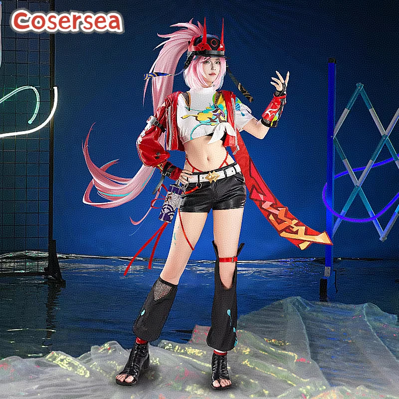 Cosersea Rappa Косплей Костюм Honkai: Star Rail Rappa Косплей Костюм Женская Униформа Хэллоуин Карнавальная Вечеринка Cos Наряд Полный комплект
Cosersea Rappa Косплей Костюм Honkai: Star Rail Rappa Косплей Костюм Женская Униформа Хэллоуин Карнавальная Вечеринка Cos Наряд Полный комплект