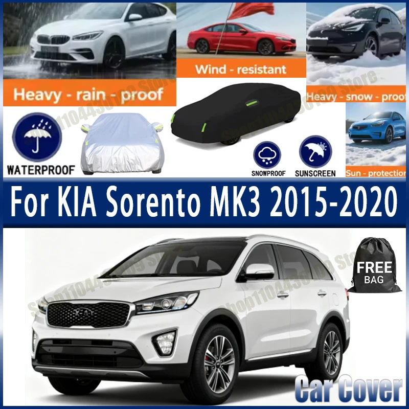 Чехол для автомобиля KIA Sorento MK3 2015-2020 (2019) всесезонный, водонепроницаемый, снегозащитный, солнцезащитный, для зимы и лета
Чехол для автомобиля KIA Sorento MK3 2015-2020 (2019) всесезонный, водонепроницаемый, снегозащитный, солнцезащитный, для зимы и лета