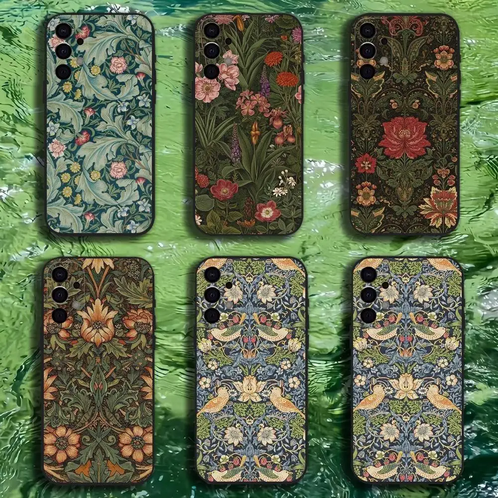 William Morris Phone Case For Samsung S25,S24,S21,S22,S23,S30,Ultra,S20,Plus,Fe,Lite,Note,10,9,5G Black Cover
William Morris Phone Case For Samsung S25,S24,S21,S22,S23,S30,Ultra,S20,Plus,Fe,Lite,Note,10,9,5G Black Cover
