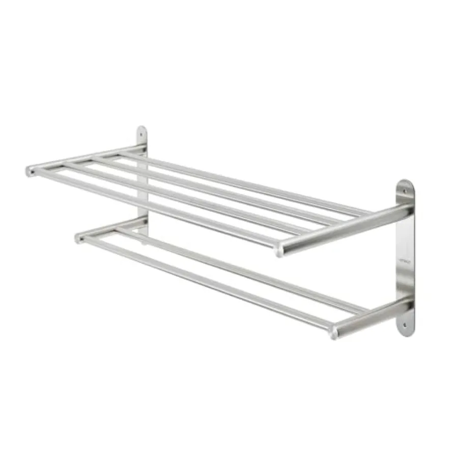 Bathroom Towel Rack with 24-Inch Multilayer Hotel Racks 304 Stainless Steel Towel Bar Shelf Wall-Mounted Brushed Finish Bar wit
Bathroom Towel Rack with 24-Inch Multilayer Hotel Racks 304 Stainless Steel Towel Bar Shelf Wall-Mounted Brushed Finish Bar wit