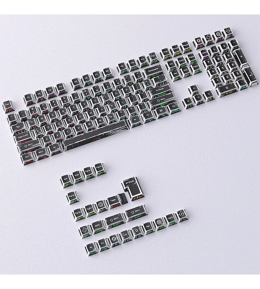 Keycap Trend Comic Black Keycap Original Small Full Set of 125 Keys Side Engraved Luminous Sublimation PBT magnetic axis
Keycap Trend Comic Black Keycap Original Small Full Set of 125 Keys Side Engraved Luminous Sublimation PBT magnetic axis