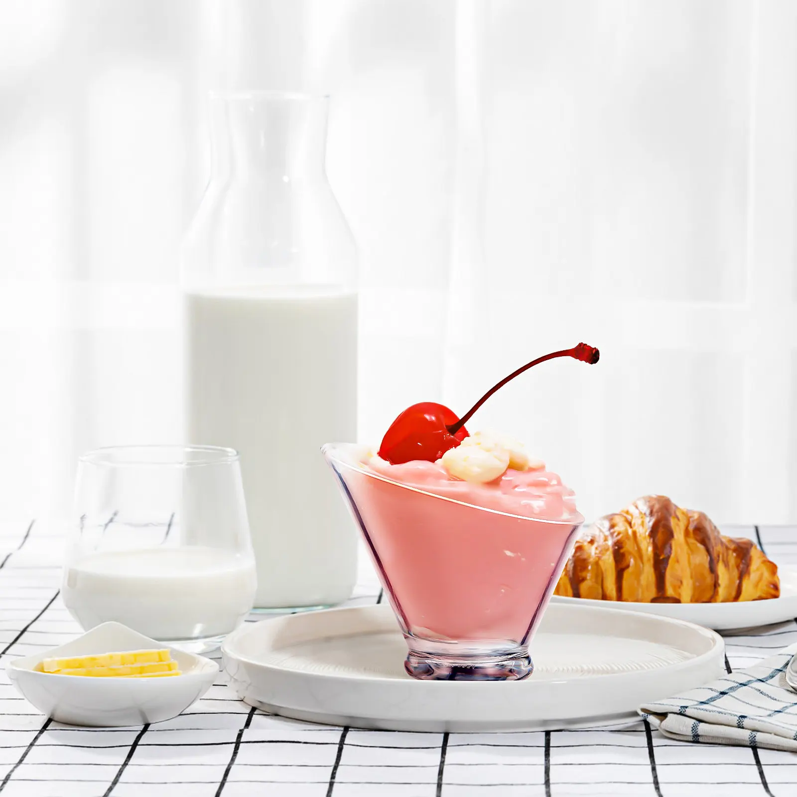 5Pcs Acrylic Salad Bowls Clear Slanted Design Kitchen Tableware for Parties Gatherings Dessert Serving
5Pcs Acrylic Salad Bowls Clear Slanted Design Kitchen Tableware for Parties Gatherings Dessert Serving