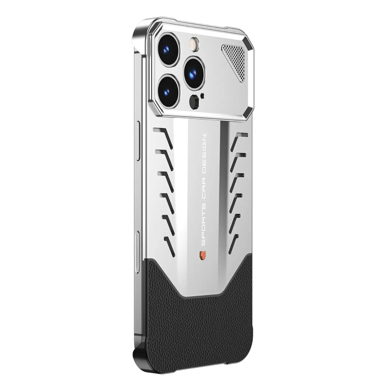 Чехол из алюминиевого сплава для iPhone 16 Pro Max/16 Pro/16 Plus/16, роскошный гибридный чехол из металла и кожи, тонкий безрамочный чехол для телефона с функцией рассеивания тепла
Чехол из алюминиевого сплава для iPhone 16 Pro Max/16 Pro/16 Plus/16, роскошный гибридный чехол из металла и кожи, тонкий безрамочный чехол для телефона с функцией рассеивания тепла