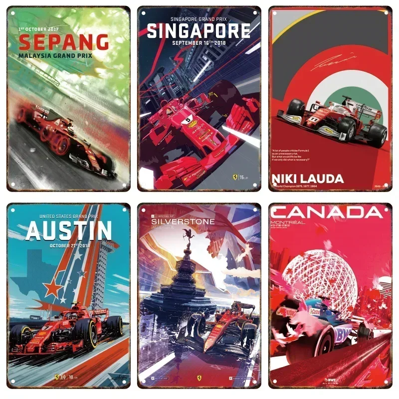 Formula Car Race Poster Signs Decor F1 Racing Tin Sign Plaque Home Garage Club Metal Wall Plate Painting Print Art Decor Signage
Formula Car Race Poster Signs Decor F1 Racing Tin Sign Plaque Home Garage Club Metal Wall Plate Painting Print Art Decor Signage