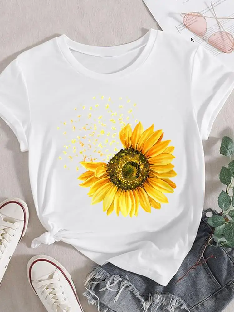 Flower Watercolor Style Trend Fashion T Shirt Women Female Ladies Short Sleeve Clothes Graphic T-shirt Print Top Clothing Tee
Flower Watercolor Style Trend Fashion T Shirt Women Female Ladies Short Sleeve Clothes Graphic T-shirt Print Top Clothing Tee