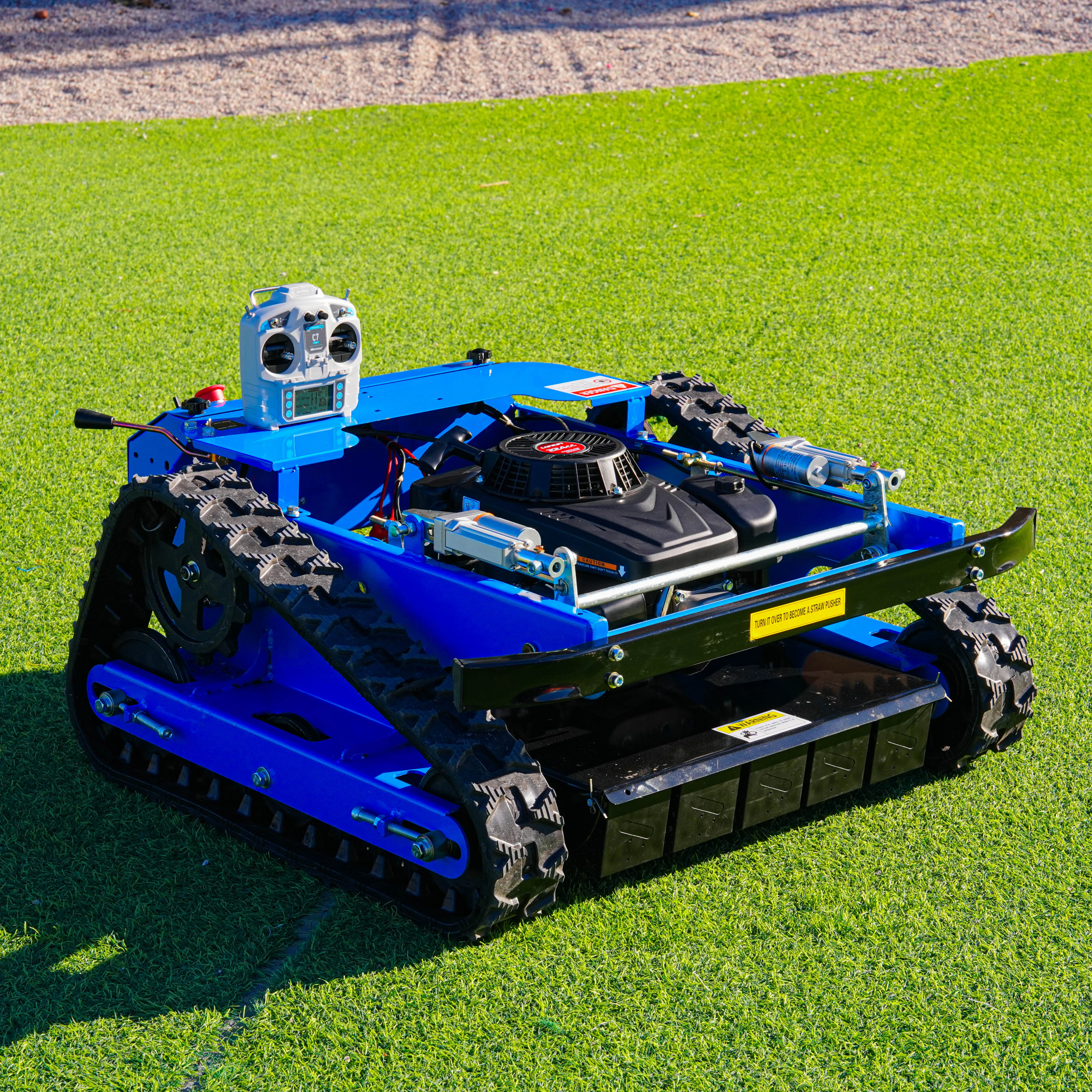 Customized Engine Small Robot Grass Cutter Cutting Width Home Garden Farm Remote Control Crawler Lawn Mower
Customized Engine Small Robot Grass Cutter Cutting Width Home Garden Farm Remote Control Crawler Lawn Mower