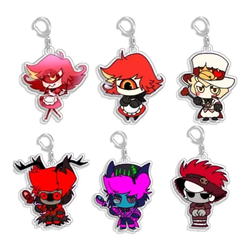 Keychain For Hazbin Hotel Angel Dust Cute Chibi Acrylic Anime Cartoon Keychain DIY Collection Toys Gift for friend Holiday Gift
Keychain For Hazbin Hotel Angel Dust Cute Chibi Acrylic Anime Cartoon Keychain DIY Collection Toys Gift for friend Holiday Gift