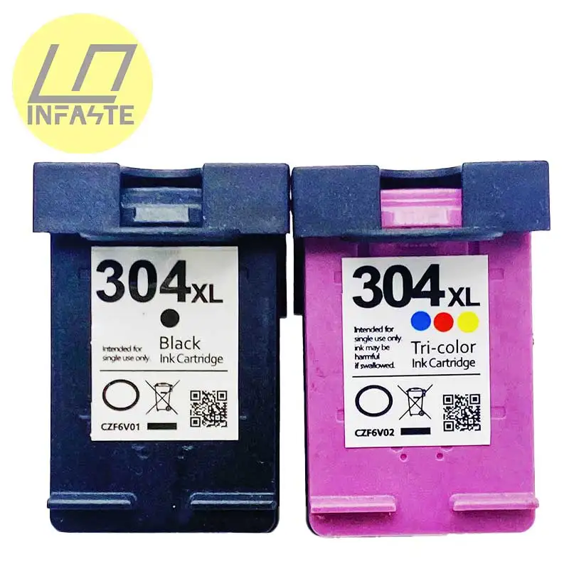 Infaste 304XL Ink Cartridge Compatible replacement for HP 2620 2630 2632 3730 5020 5032 5010 5020 5030 5032 Printer
Infaste 304XL Ink Cartridge Compatible replacement for HP 2620 2630 2632 3730 5020 5032 5010 5020 5030 5032 Printer