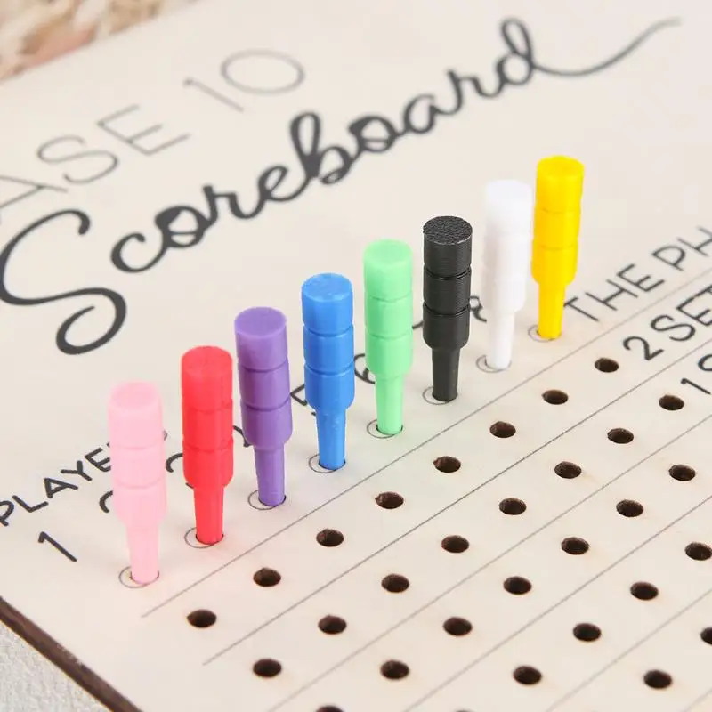 8/16Pcs Plastic Cribbage Pegs Tapered Board Game Score Sticks Traditional Replacement Pegs for Cribbage
8/16Pcs Plastic Cribbage Pegs Tapered Board Game Score Sticks Traditional Replacement Pegs for Cribbage