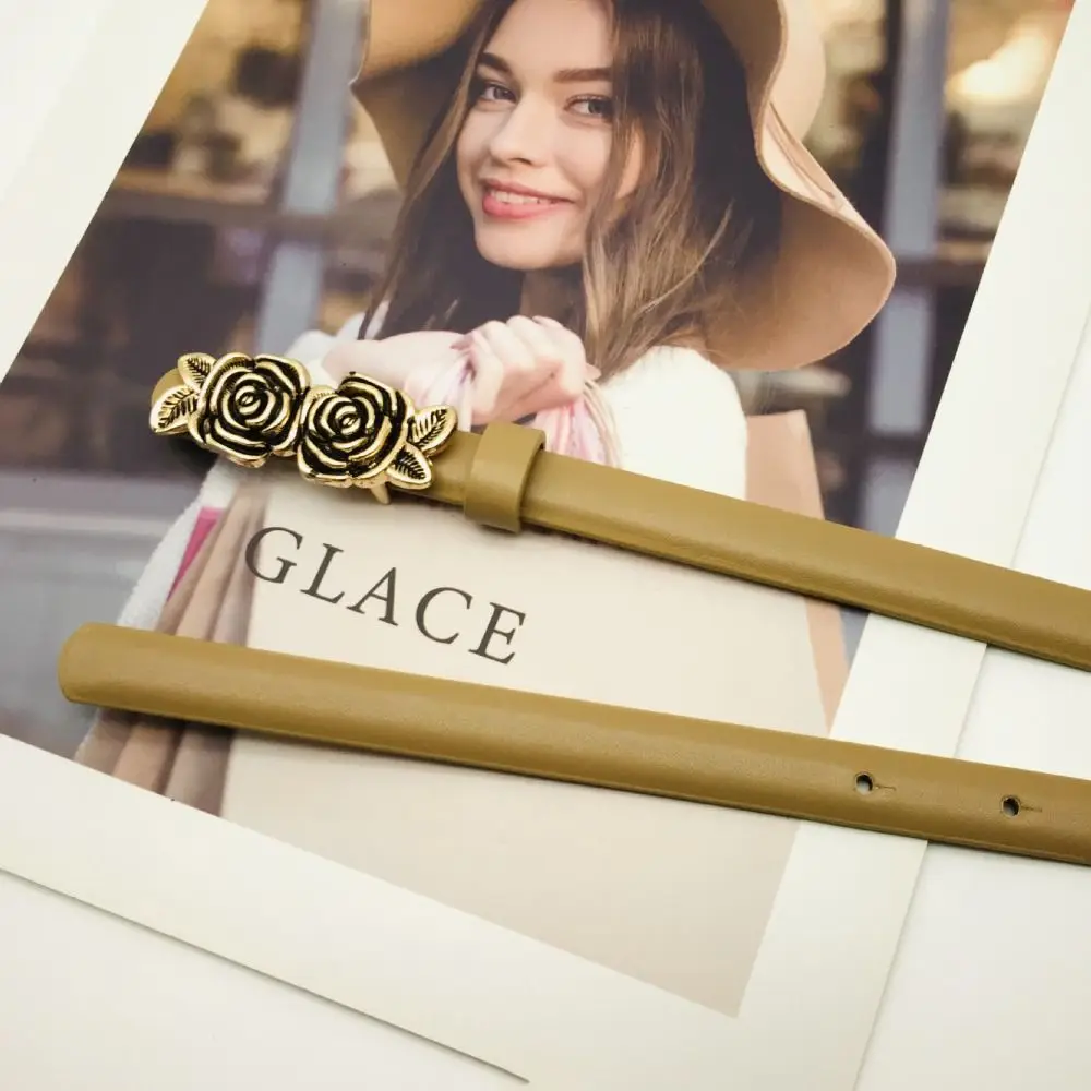 Casual Versatile Leather Belt Luxury Design Women Trendy Waistband Metal Flower Slide Buckle Belt
Casual Versatile Leather Belt Luxury Design Women Trendy Waistband Metal Flower Slide Buckle Belt