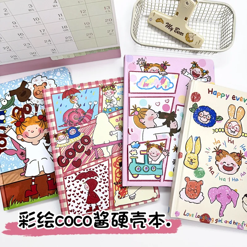 New ProductcSauceA5Colorful Page Notebook Cartoon Girl Journal Girl's Planner Student Japanese Style Hardcover Notebook
New ProductcSauceA5Colorful Page Notebook Cartoon Girl Journal Girl's Planner Student Japanese Style Hardcover Notebook