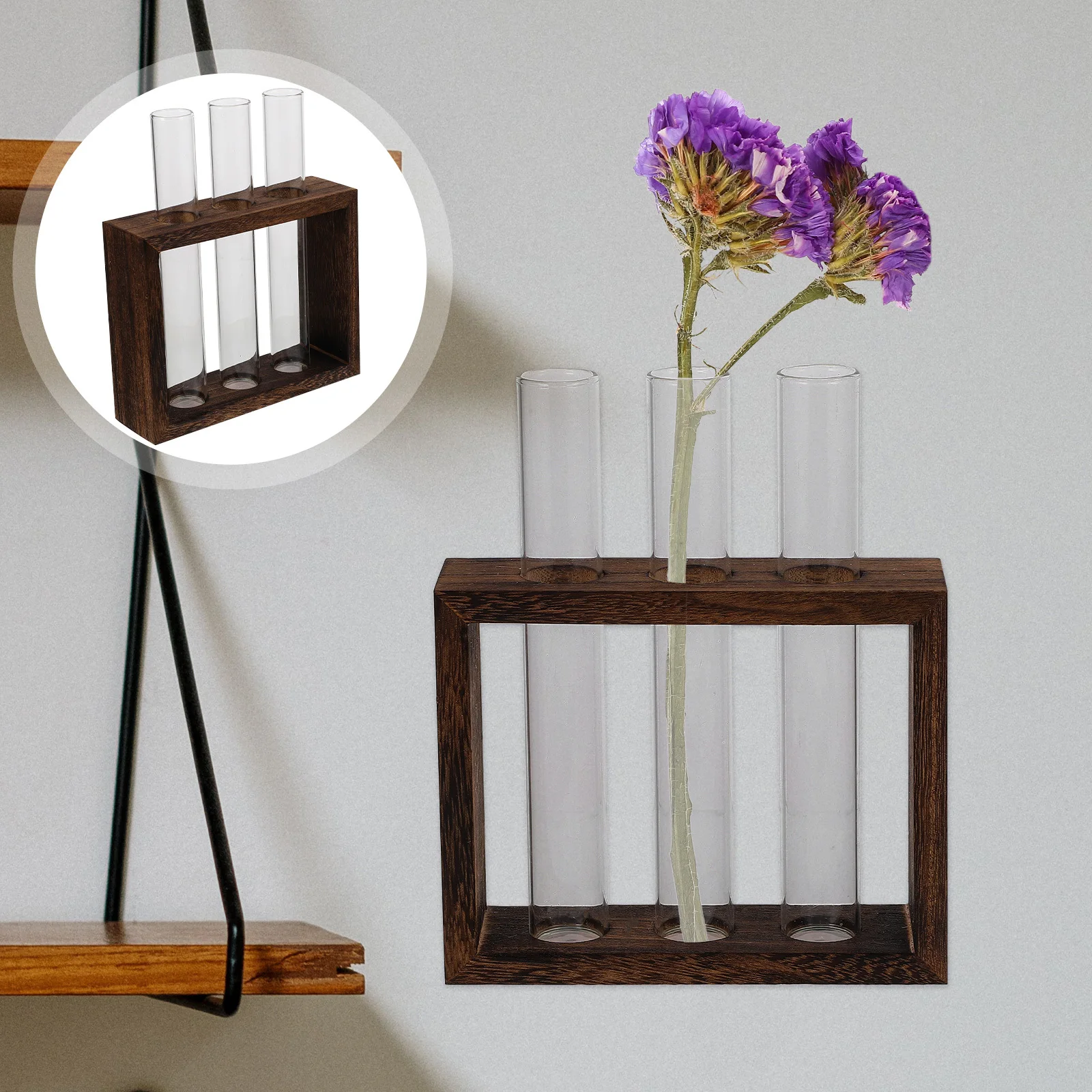 1 Set Water Propagation Vase Kit Clear Glass Test Tube Vases With Wooden Stand For Plants Hydroponic Farmhouse Decor Desktop
1 Set Water Propagation Vase Kit Clear Glass Test Tube Vases With Wooden Stand For Plants Hydroponic Farmhouse Decor Desktop